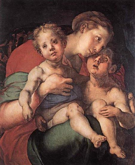 Jacopo Pontormo Madonna and Child with the Young St John oil painting image